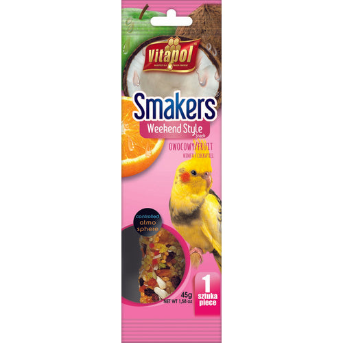 VITAPOL Smakers Weekend Stapici za nimfe Jezgrasto voce 1kom, 45g