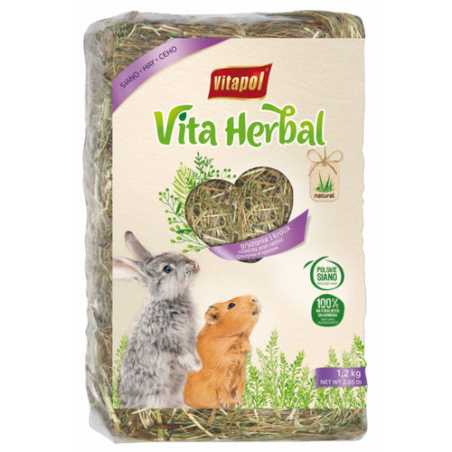 VITAPOL Vita Herbal Seno za glodare presovano, 1200g