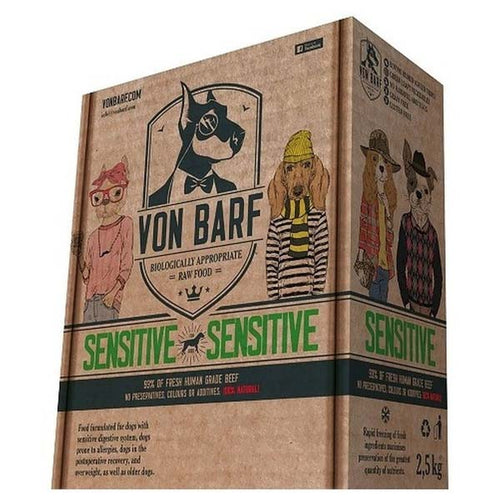 Von BARF Sensitive, sirova zamrznuta hrana za pse, 2,5kg