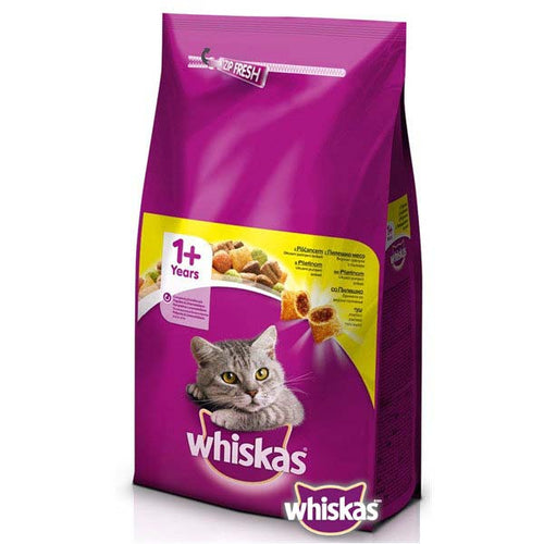 WHISKAS Briketi za macke Piletina, 1+ godina