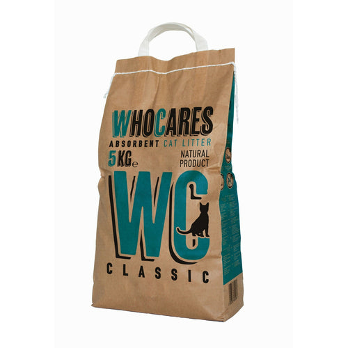 WHO CARES Classic Natural upijajuci mineralni posip za macke, bez mirisa, 5kg