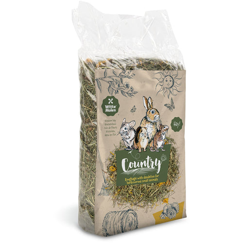 WITTE MOLEN Country Seno za glodare, s maslackom, 500g
