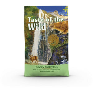 TASTE OF WILD Cat Rocky Mountaine, s pečenom srnom i dimljenim lososom, 2kg