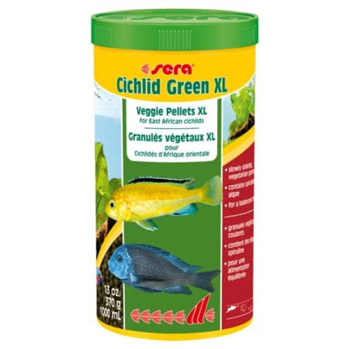 SERA Cichlid Green XL hrana za ciklide biljojede, u granulama 350g/1000ml