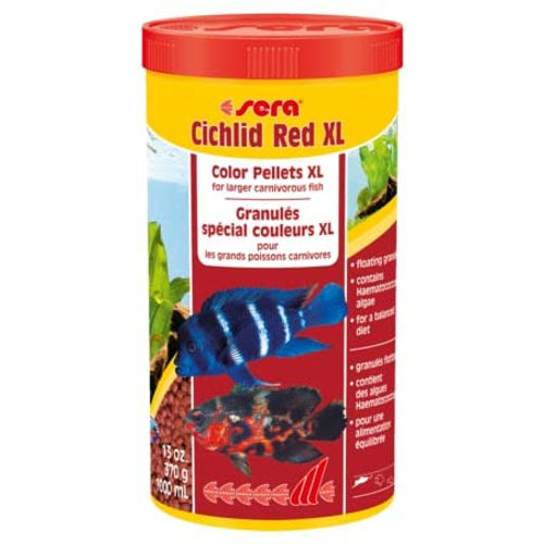 SERA Cichlid Red XL hrana za vece ciklide mesojede, u granulama 330g/1000ml