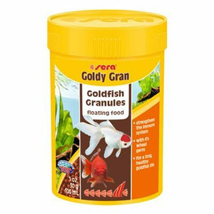 SERA Goldy Gran Nature hrana za zlatne ribice za boju u granulama 30g/100ml