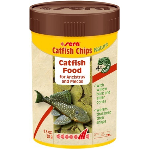 SERA Catfish Chips Nature hrana za Ancistruse i Pleco somice 38g/100ml