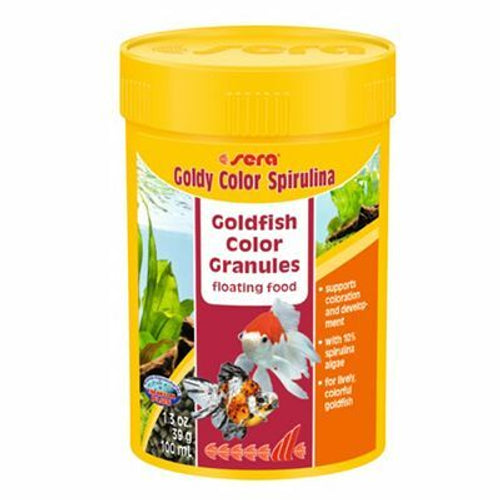 SERA Goldy Color Spirulina Nature hrana za zlatne ribice za boju 33g/100ml