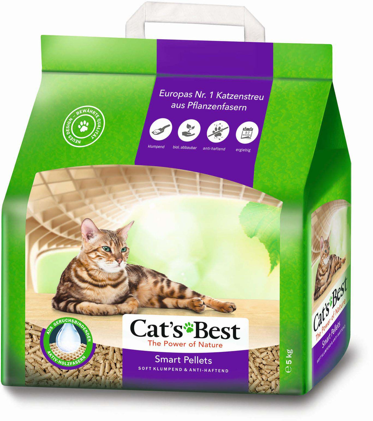 CATS BEST Smart upijajuci biljni osip za macke, bez mirisa, 5kg/10L
