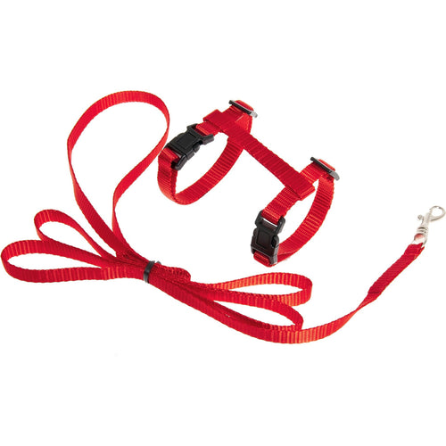 FLAMINGO Am sa povodnikom za macice KITTY ArtSportiv Crveni 10mm/116cm