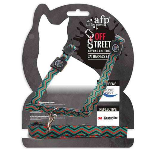  ALL4PAWS Am sa povodnikom za macke, Off Street, Chevron, 15-30/120cm