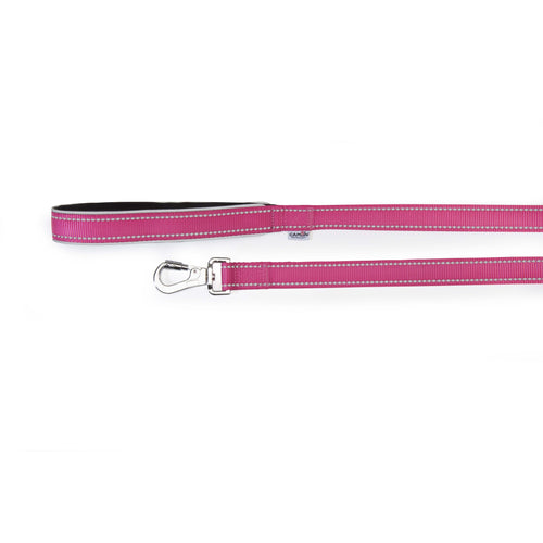 OUTLET CAMON Povodac za pse Reflex Ciklama, neopren rucka 1,5/120cm