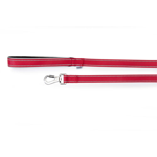 OUTLET CAMON Povodac za pse Reflex Crveni, neopren rucka 1,5/120cm