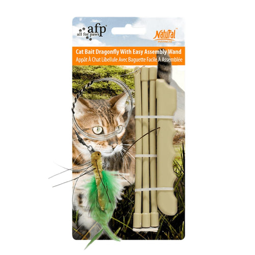 ALL4PAWS Natural Instinct Igračka za mačke Mahalica Vilin konjic 142x6,5x2cm