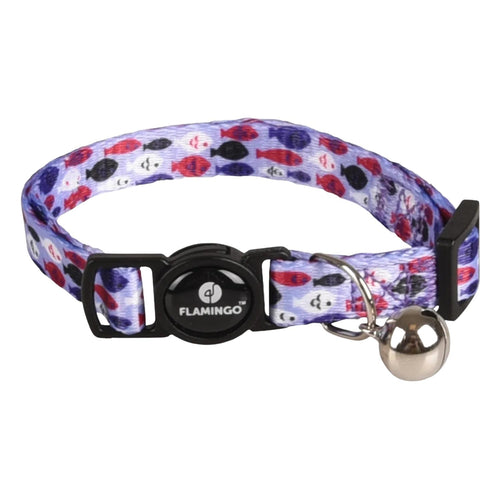 FLAMINGO Ogrlica za mačke Minou, sa zvončićem, 20-32cm/10mm, raznih boja