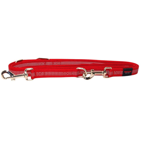 OUTLET MATIS Povodac za pse radni dvoslojni CityStyle Crveni 2cm/200cm
