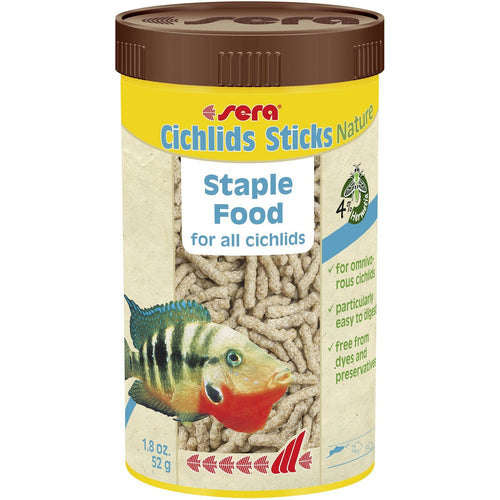 SERA Cichlid Sticks Nature hrana za ciklide u plutajucim stapicima 52g/250ml