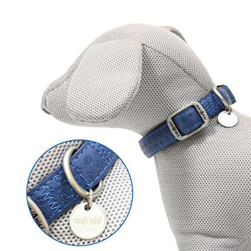 OUTLET CROCI Am za pse MyLord, od eko koze Mornarsko Plavi, 60-100cm/25mm