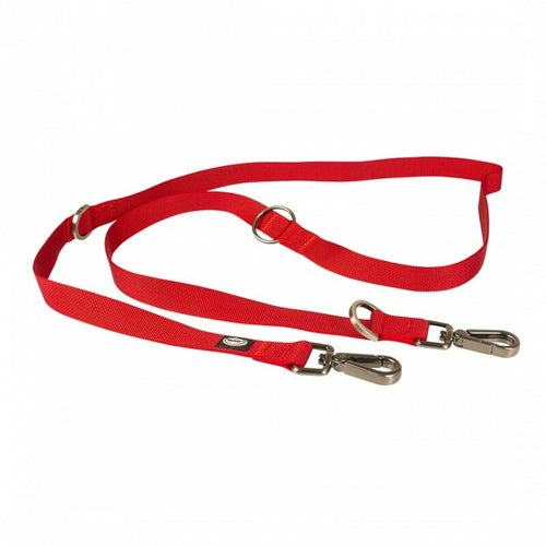 OUTLET EXPLOR North Duo Povodac, najlon, XXL 200cm/25mm, Crvena