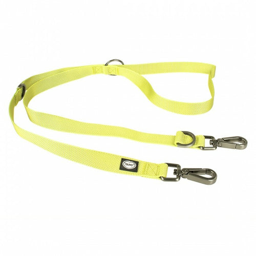 OUTLET EXPLOR North Duo Povodac, najlon, XXL 200cm/25mm, Neon Zuta