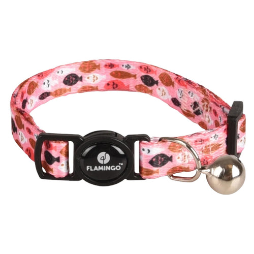 FLAMINGO Ogrlica za mačke Minou, sa zvončićem, 20-32cm/10mm, raznih boja