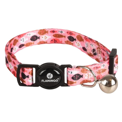 FLAMINGO Ogrlica za mačke Minou, sa zvončićem, 20-32cm/10mm, raznih boja