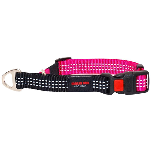 OUTLET MATIS Poluzatezna ogrlica za pse CityStyle Roze 2cm/35-50cm