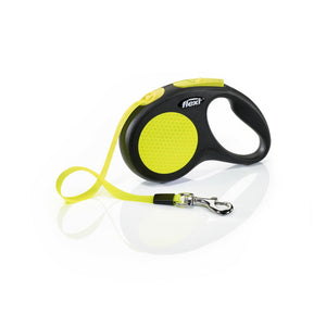 FLEXI Povodac za pse sa regulacijom New Classic Neon Reflect sa trakom