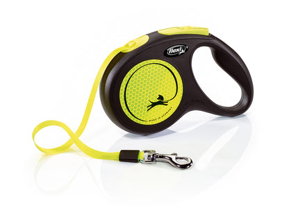FLEXI Povodac za pse sa regulacijom New Classic Neon Reflect sa trakom
