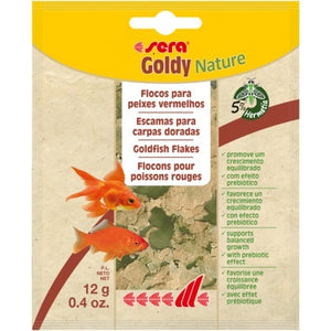 SERA Goldy hrana za zlatne ribice sa spirulinom u listićima, kesica 12g