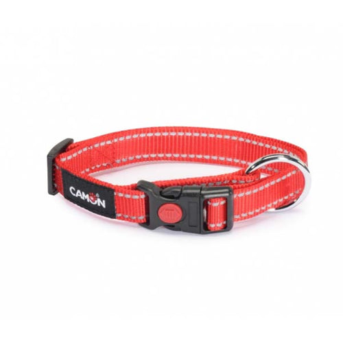 CAMON Ogrlica za pse Low Tension Reflex Crvena, 25mm/42-68cm