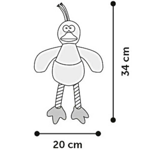 OUTLET FLAMINGO Igračka za pse Patka 34cm