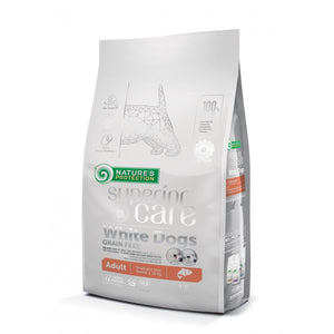 NATURE'S PROTECTION Superior Care GF Losos za male bele pse, 1,5kg