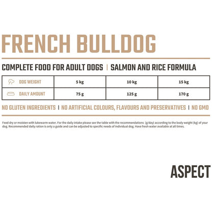 ASPECT French Bulldog, s lososom i pirinčem