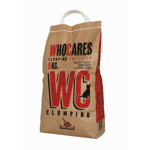WHO CARES Clumping grudvajući mineralni posip za mačke, bez mirisa, 5kg
