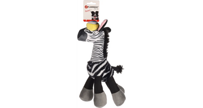 FLAMINGO Igračka za pse Zebra s krupnim okicama, plišana, 31cm