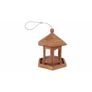 OUTLET FLAMINGO Hranilica za ptice Kućica drvena, spoljašnja 20,5x17,5x23cm