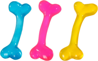 FLAMINGO Igračka za pse Kost Good4Fun plutajuća, TPR 15cm, raznih boja