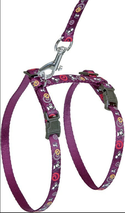 FLAMINGO Am sa povodnikom za mačiće KITTEN ArtSportiv motiv Miš 10mm/116cm