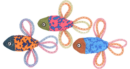 OUTLET FLAMINGO Igračka za mačke Ribica Asli, 12,5cm, raznih boja