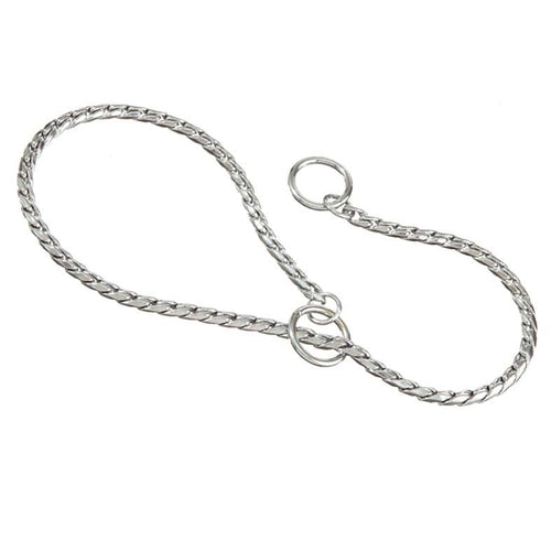 OUTLET CAMON Zatezna ogrlica za pse Snake DeLuxe hromirana 2,5mm/60cm