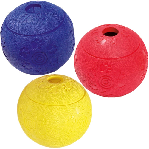 FLAMINGO Igračka za pse Lopta dozer Treat, miris vanile, gumena 7cm, raznih boja