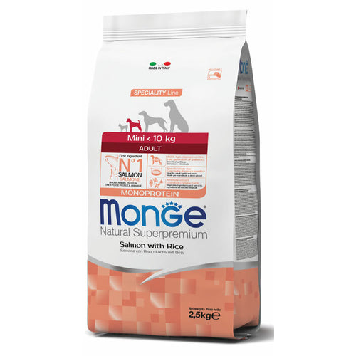 Monge Losos za odrasle pse malih rasa 2.5kg
