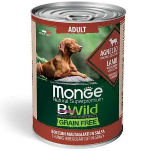 BWILD Konzerva za odrasle pse, Jagnjetina, 400g