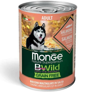 BWILD Konzerva za odrasle pse, Losos, 400g