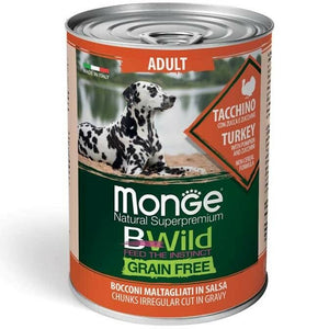 BWILD Konzerva za odrasle pse , Ćuretina, 400g