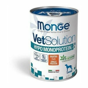 VET SOLUTION Monge Dog Konzerva Hypo Monoprotein, s pačetinom, 400g