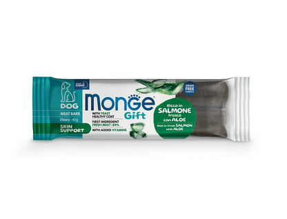 MONGE Gift Dog Poslastica za pse Skin Support, losos i aloja, 40g