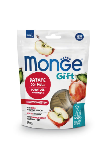 MONGE Gift Dog Poslastica za pse Sensitive Digestion, krompir i jabuka, 150g