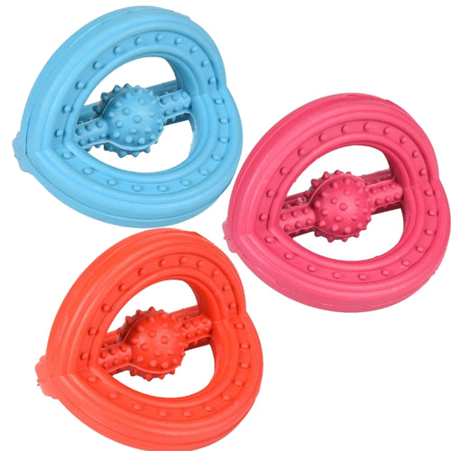 FLAMINGO Igračka za pse Ruffus Tri prstena 9cm, raznih boja